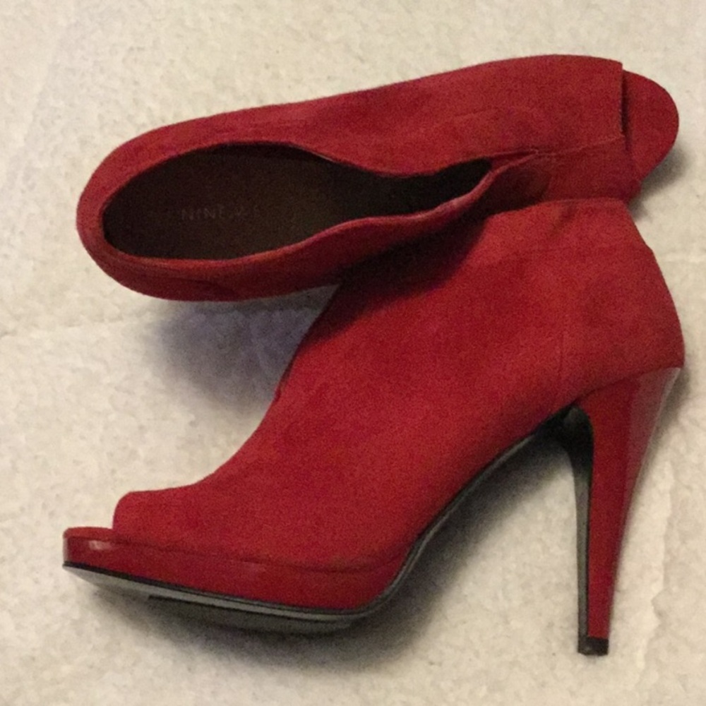 Nine West Peep Toe Booties